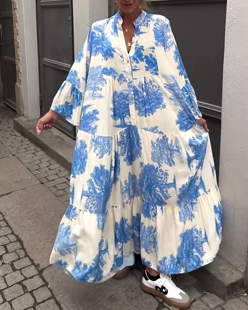 Souv | Elegant klänning i flytande snitt