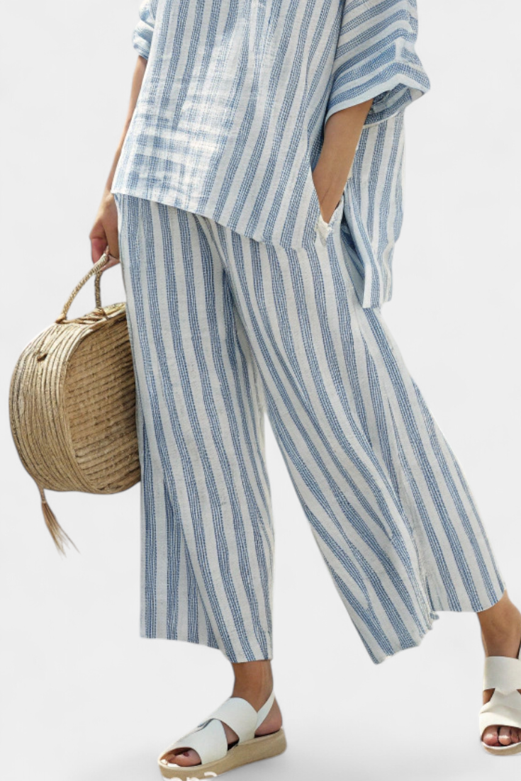 Sidonie | Ensemble Breeze i randig lin