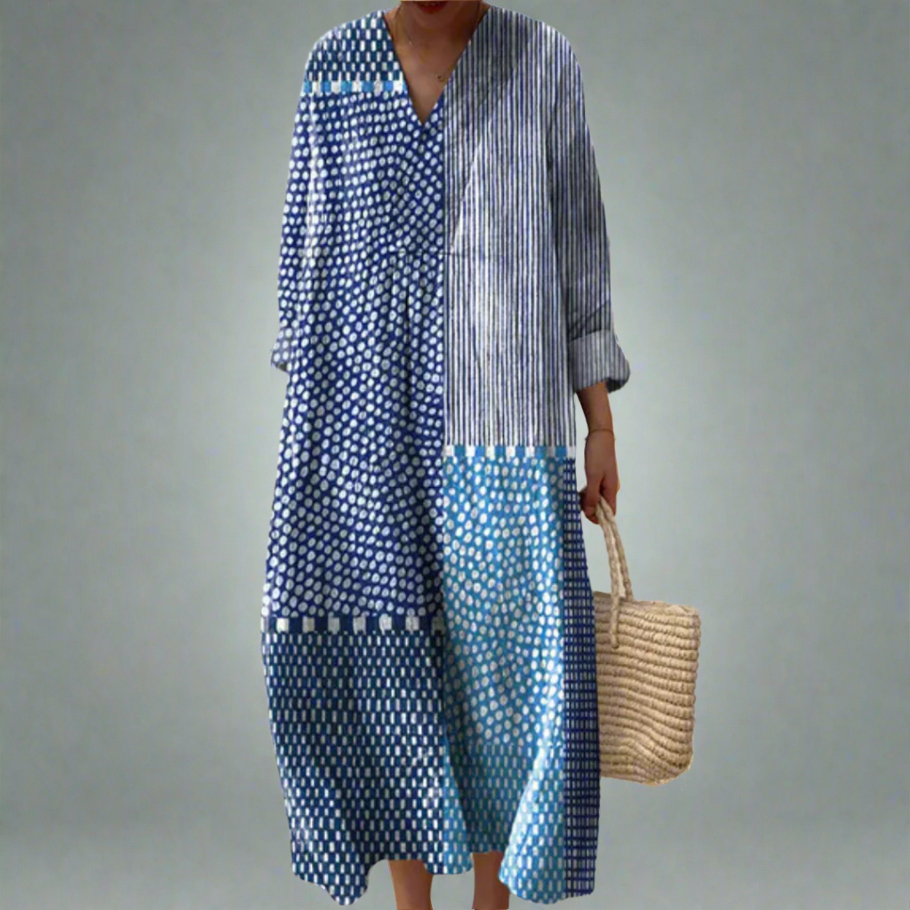 Cathy™ | Elegant geometrisk klänning