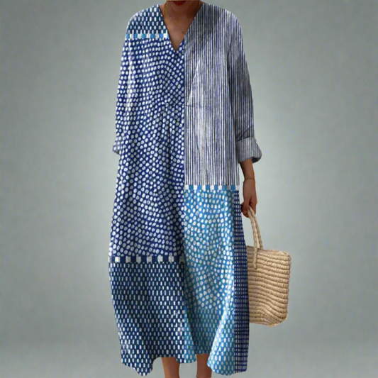 Cathy™ | Elegant geometrisk klänning