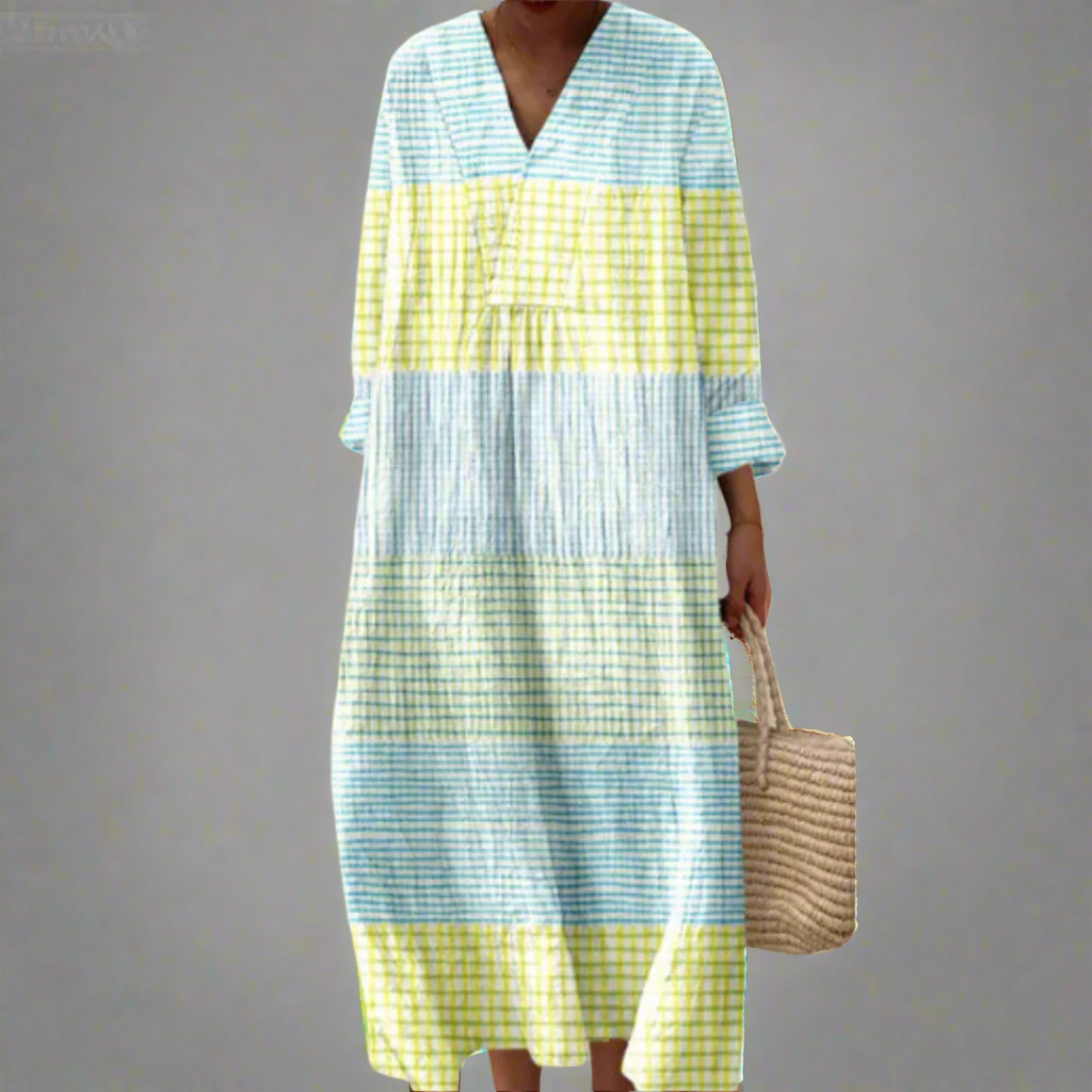 Adrienne™ | Elegant geometrisk kjole