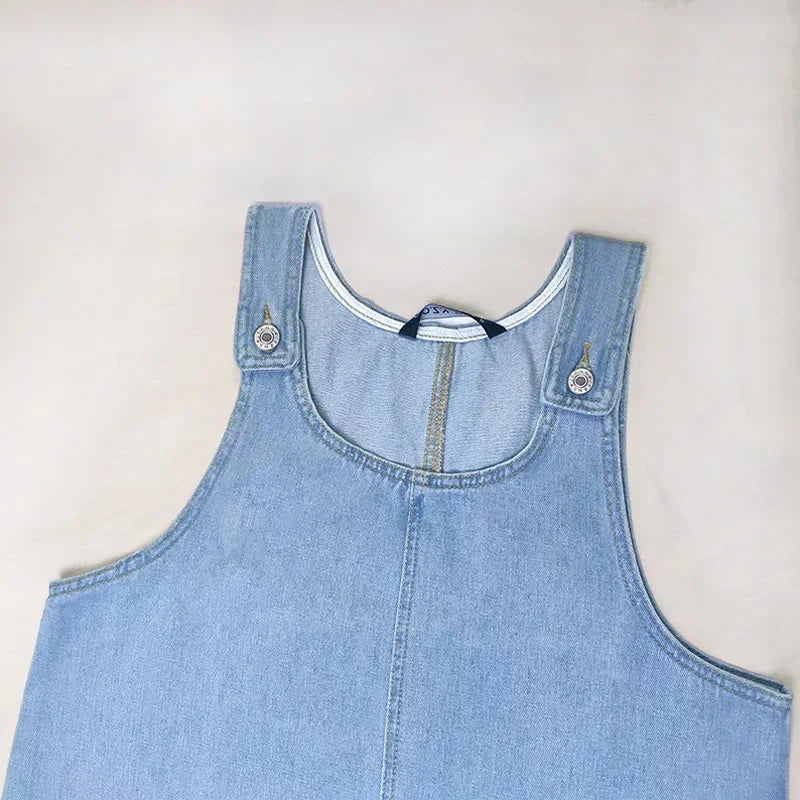Sofia™ | Praktisk och Lätt Denim Sommarklänning