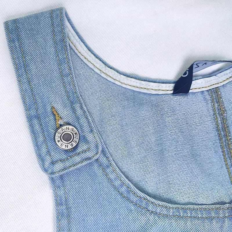 Sofia™ | Praktisk och Lätt Denim Sommarklänning