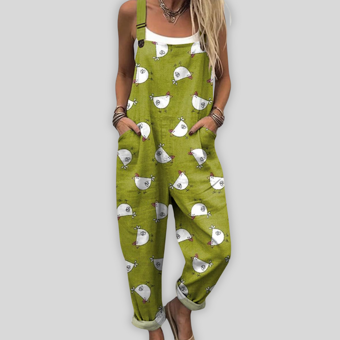 Aukje™ | Elegant Jumpsuit med Ledig Passform för Avslappnad Stil