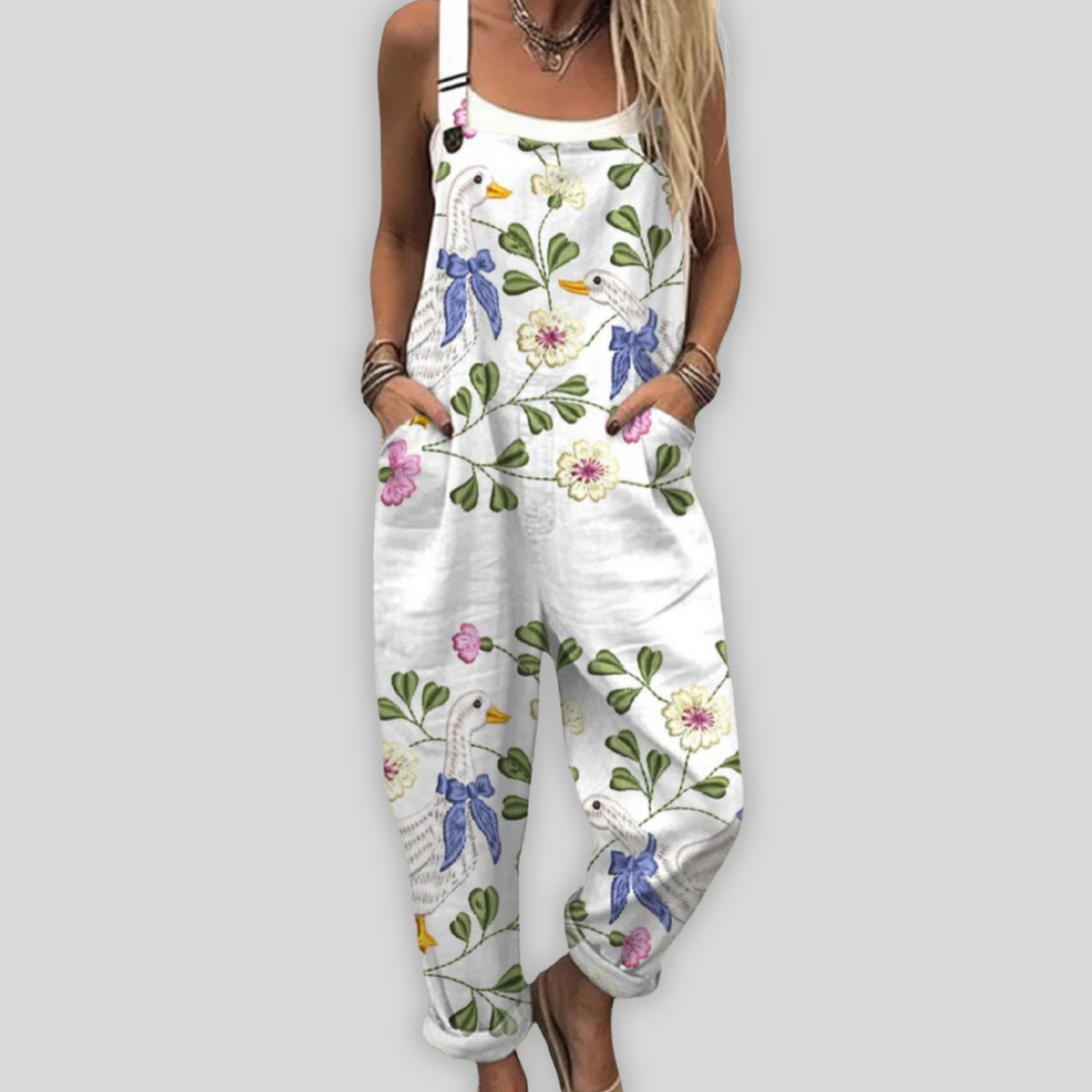 Aukje™ | Elegant Jumpsuit med Ledig Passform för Avslappnad Stil