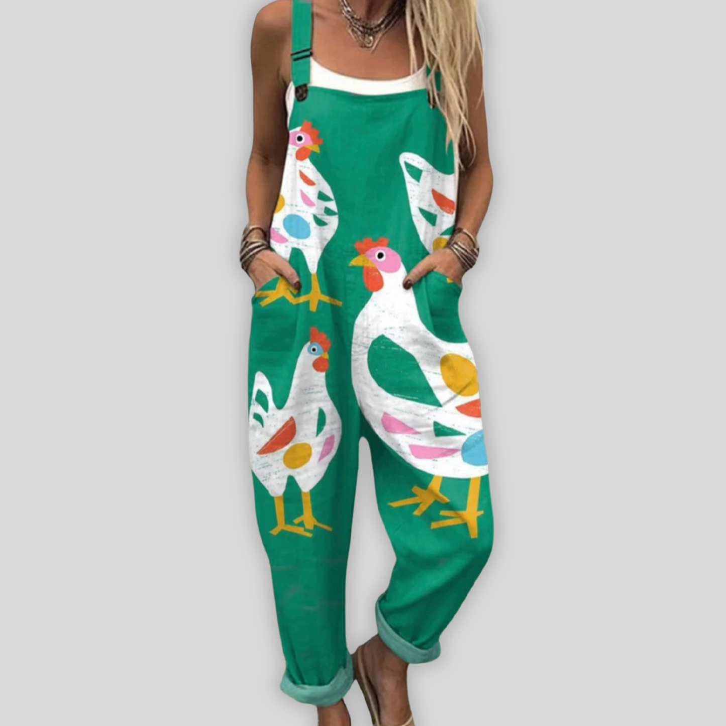 Aukje™ | Elegant Jumpsuit med Ledig Passform för Avslappnad Stil