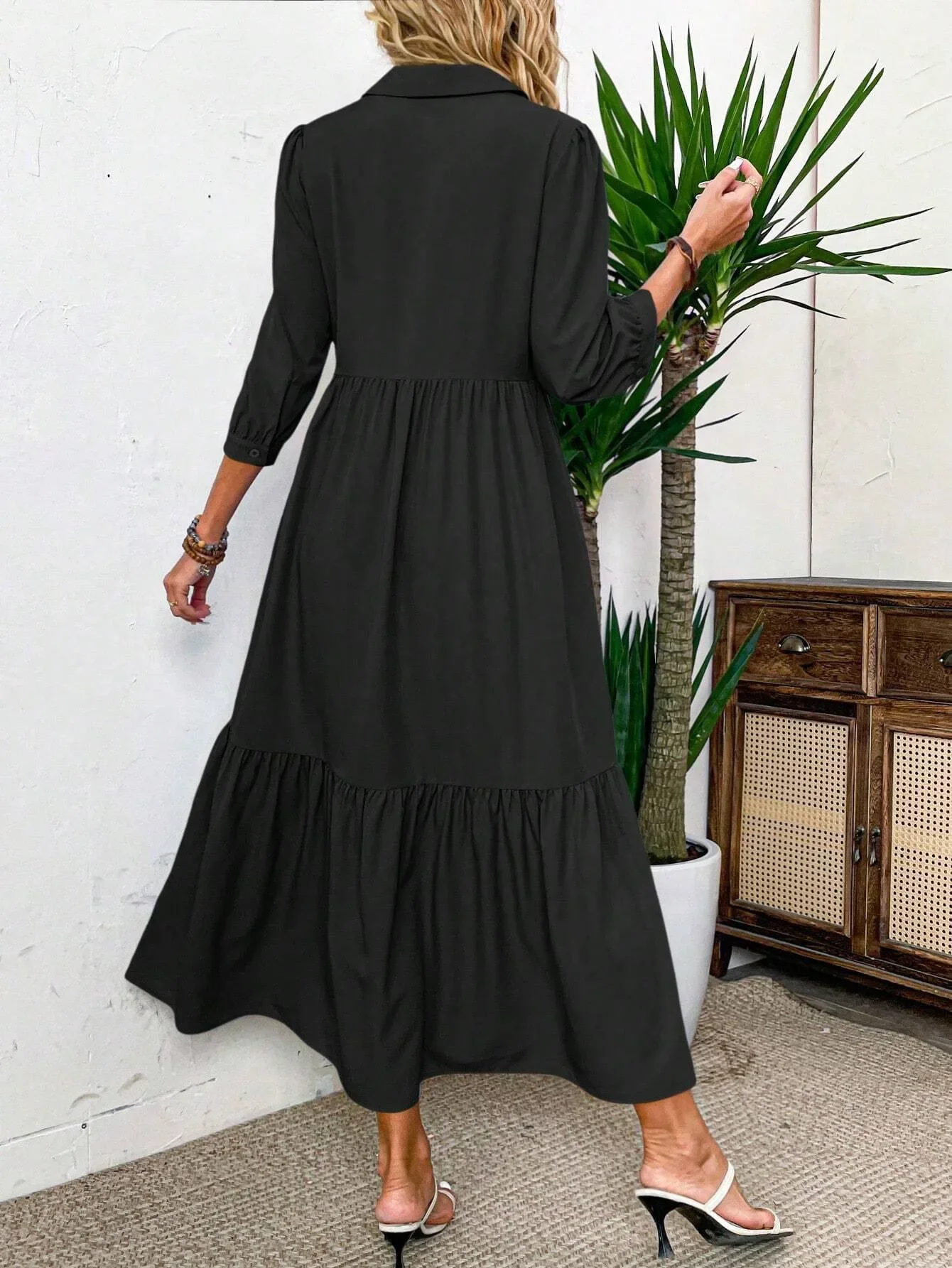 Souv | Flödande chemise-kjol