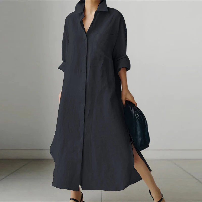 Souv | Oversized avslappnad chemise-kimono