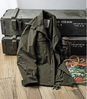 Souv™ | M-65 fältjacka i militärstil