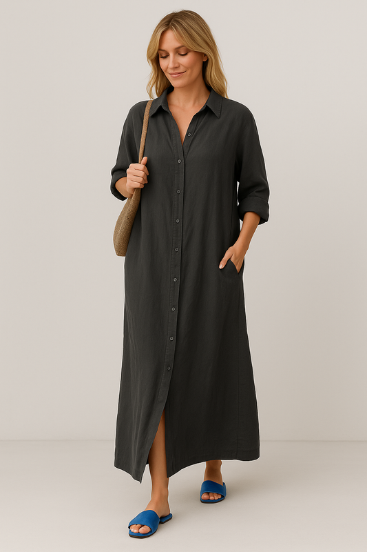 Souv | Oversized linnékjola i linnel