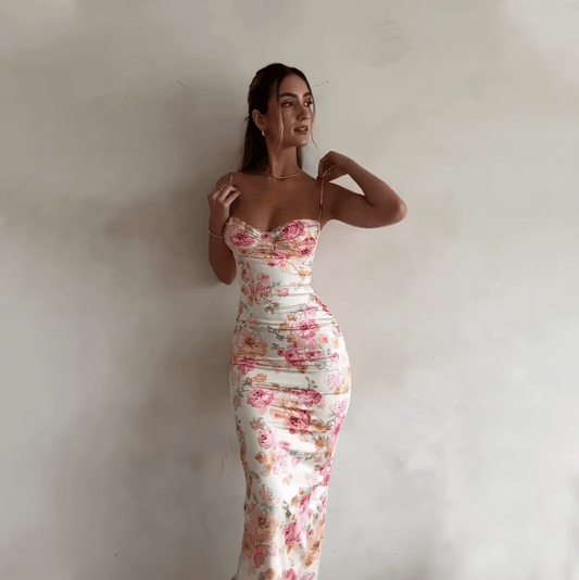 Beau | Sommer maxikjole med blomstermønster